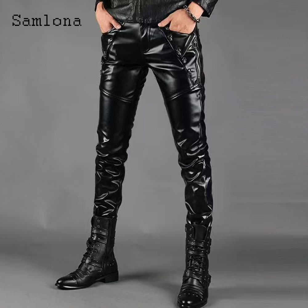 Sexy Grunge Pu Lederen Broek M - Men'S Fashion Pants 2025 recensie en prijs