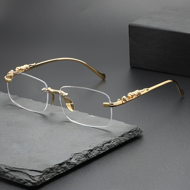 Mode randloze metalen zonnebri - Men'S Fashion Glasses recensie en prijs