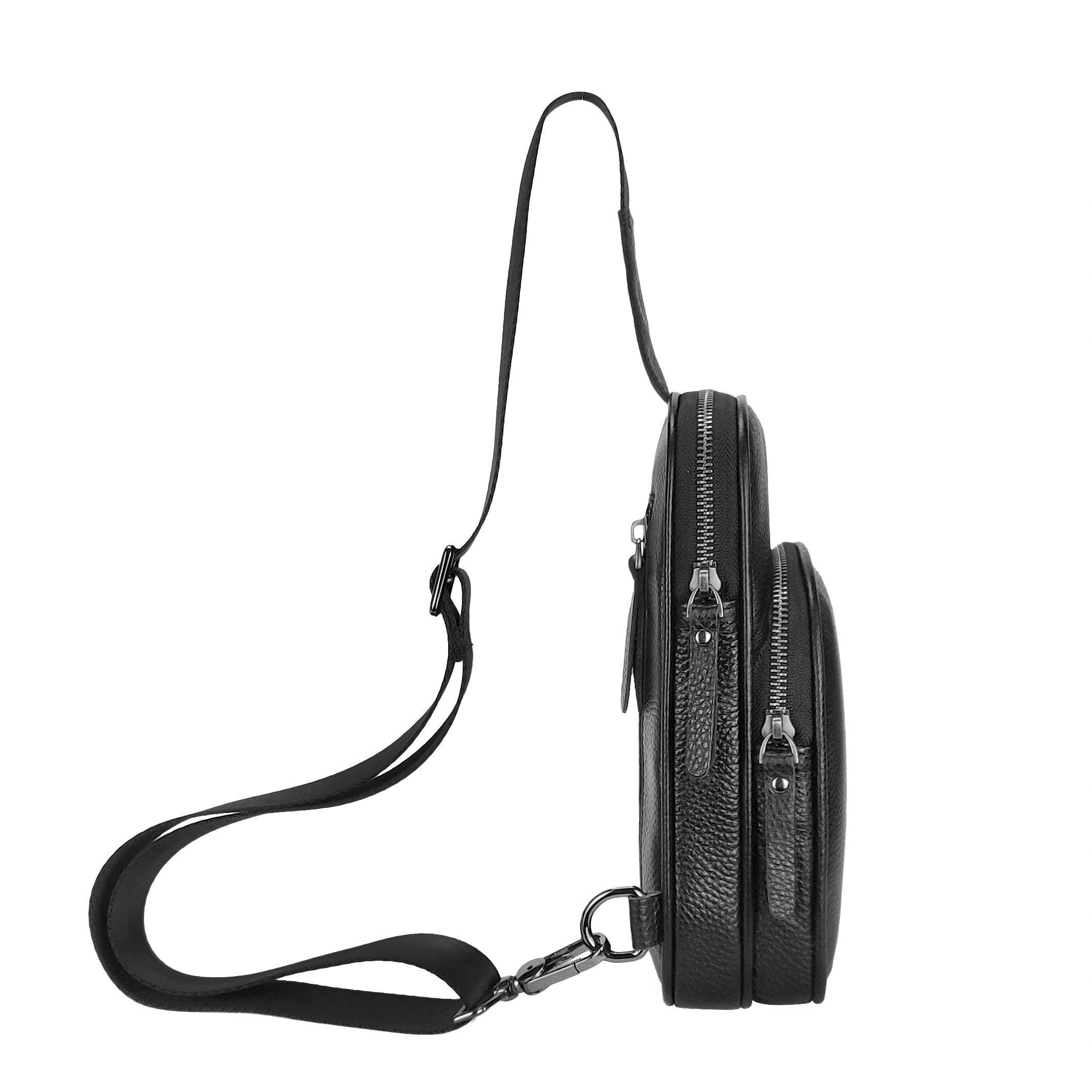 Echt Lederen Kleine Sling Bag  - Fashion Harness Men recensie en prijs