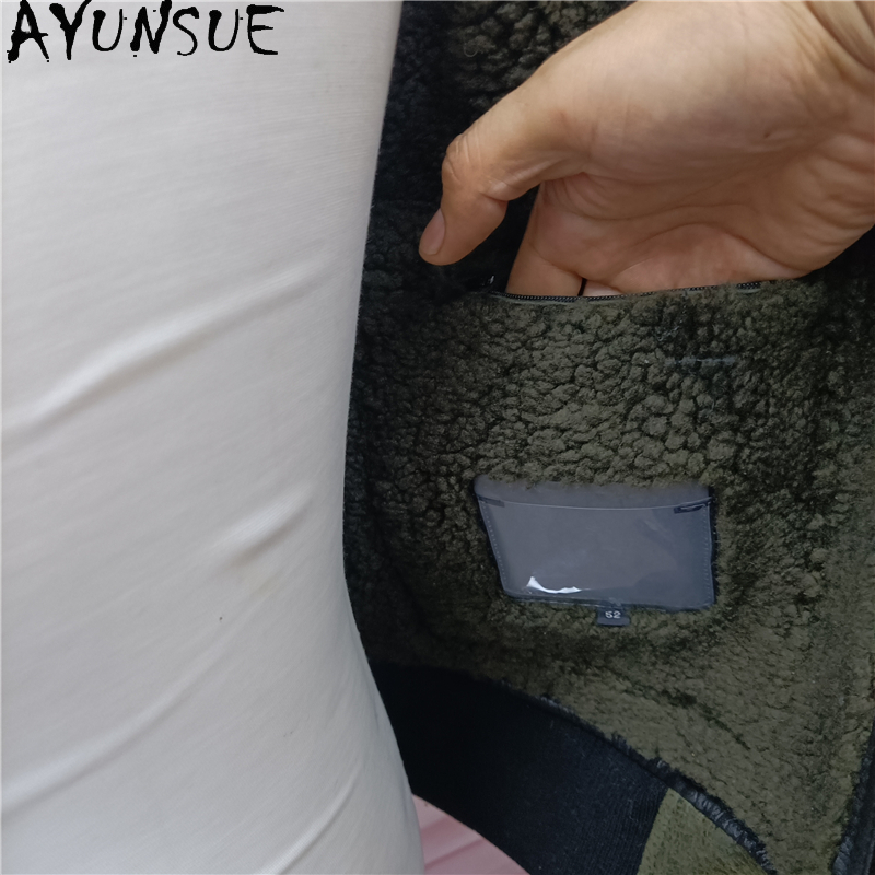 AYUNSUE Warme Natuurlijke Bont - Men'S Fashion Zipper Jacket recensie en prijs