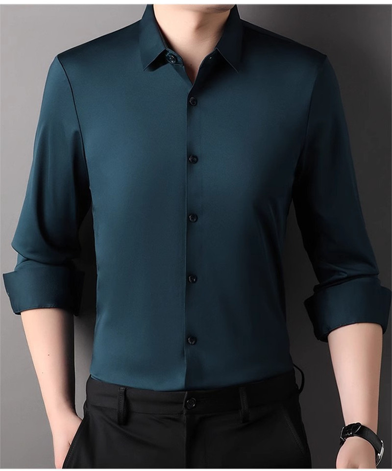 Hoge elasticiteit herenoverhem - Dress Shirt Non-Iron recensie en prijs