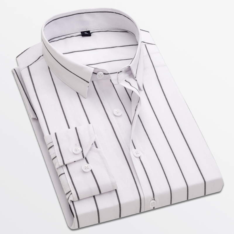 Mannen Gestreept Shirt Lange M - Dress Shirt Non-Iron recensie en prijs