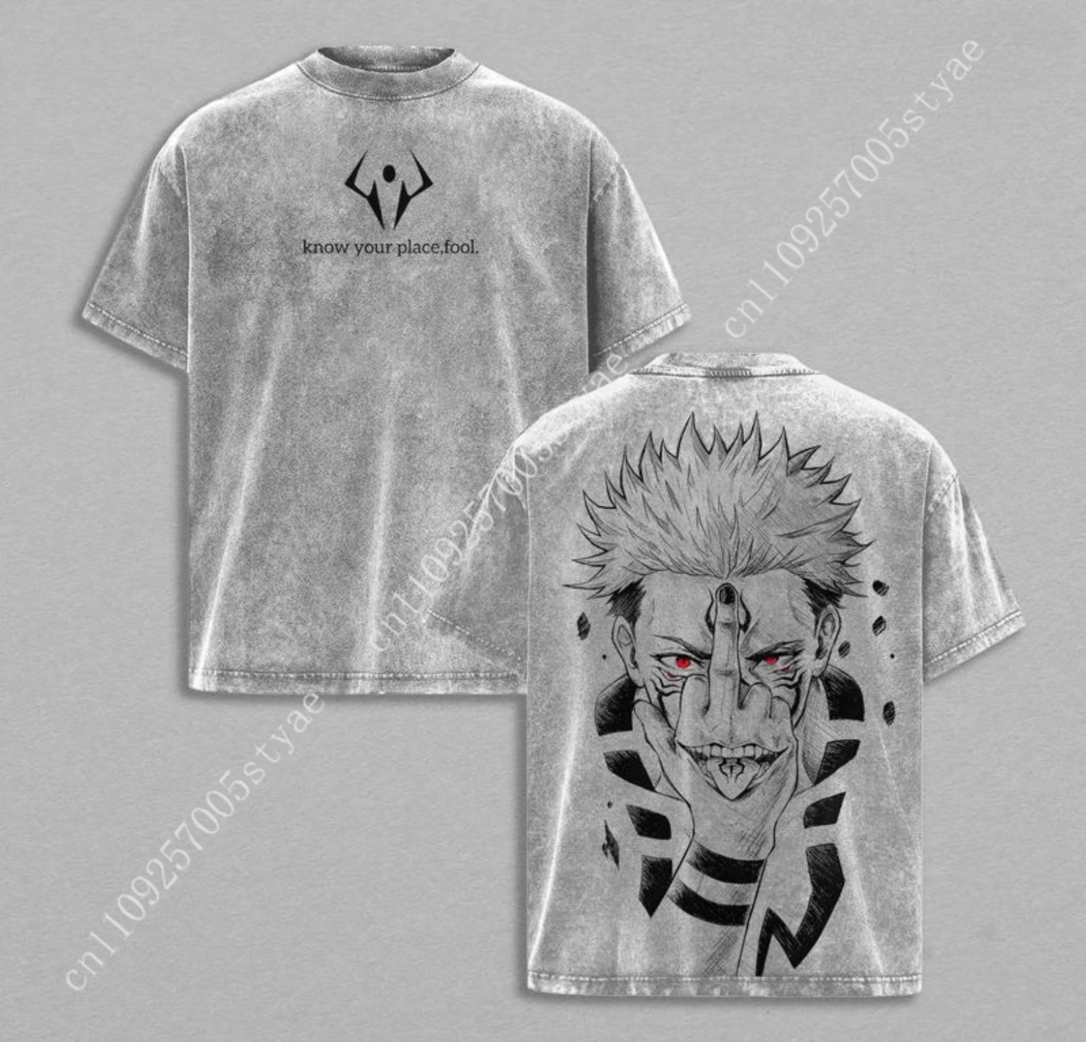 Anime Ryomen Sukuna Grafische  - Graphic Tee Oversized recensie en prijs