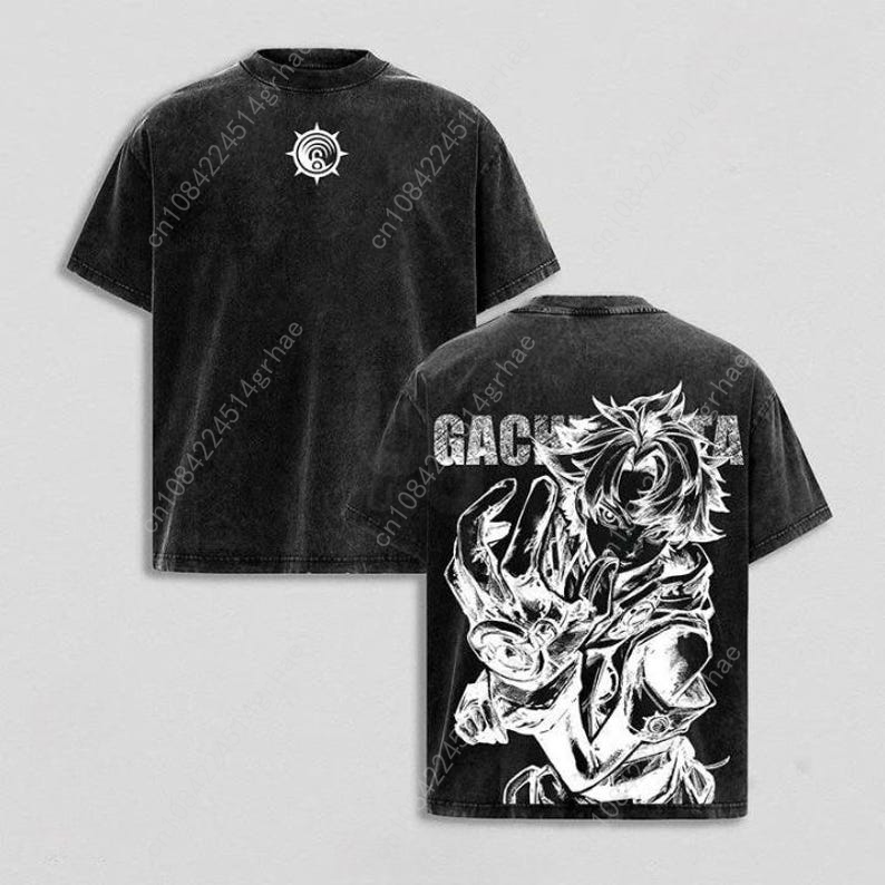 Gachiakuta Vintage Anime Gewas - Graphic Tee Oversized recensie en prijs