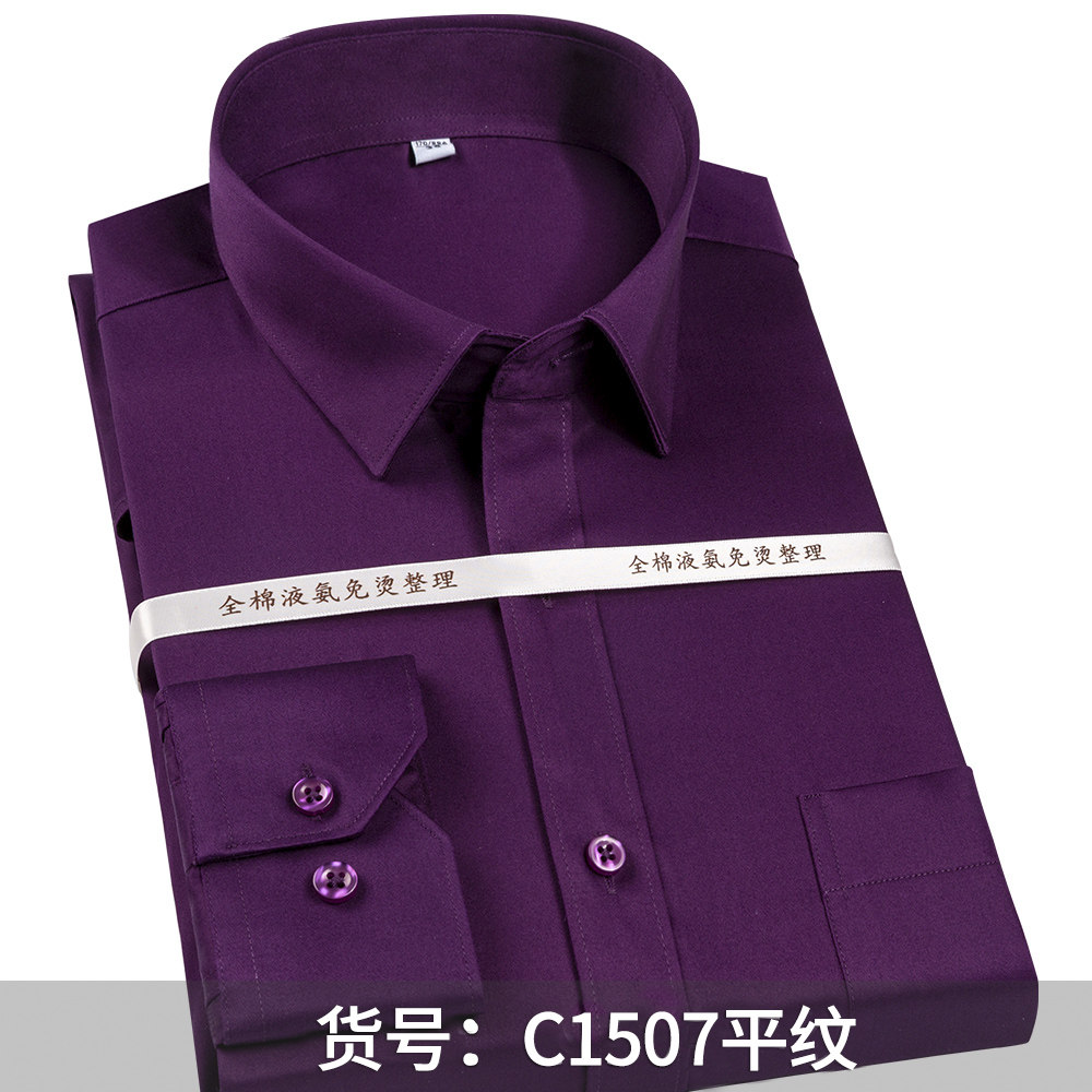 Herenoverhemd van 100% katoen, - Dress Shirt Non-Iron recensie en prijs