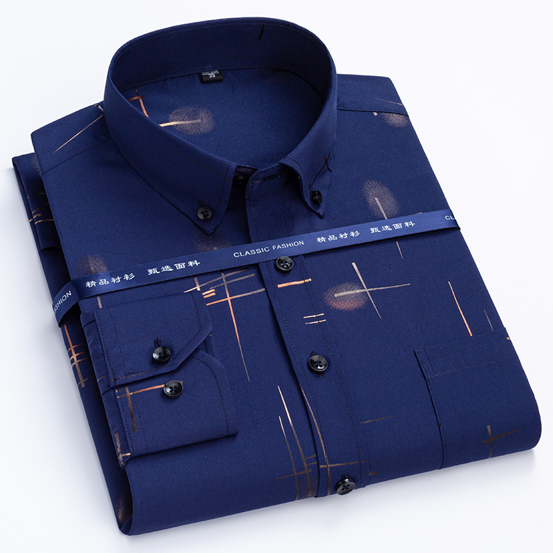 Heren Overhemden Lente Herfst  - Dress Shirt Non-Iron recensie en prijs