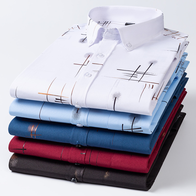 Heren Overhemden Lente Herfst  - Dress Shirt Non-Iron recensie en prijs