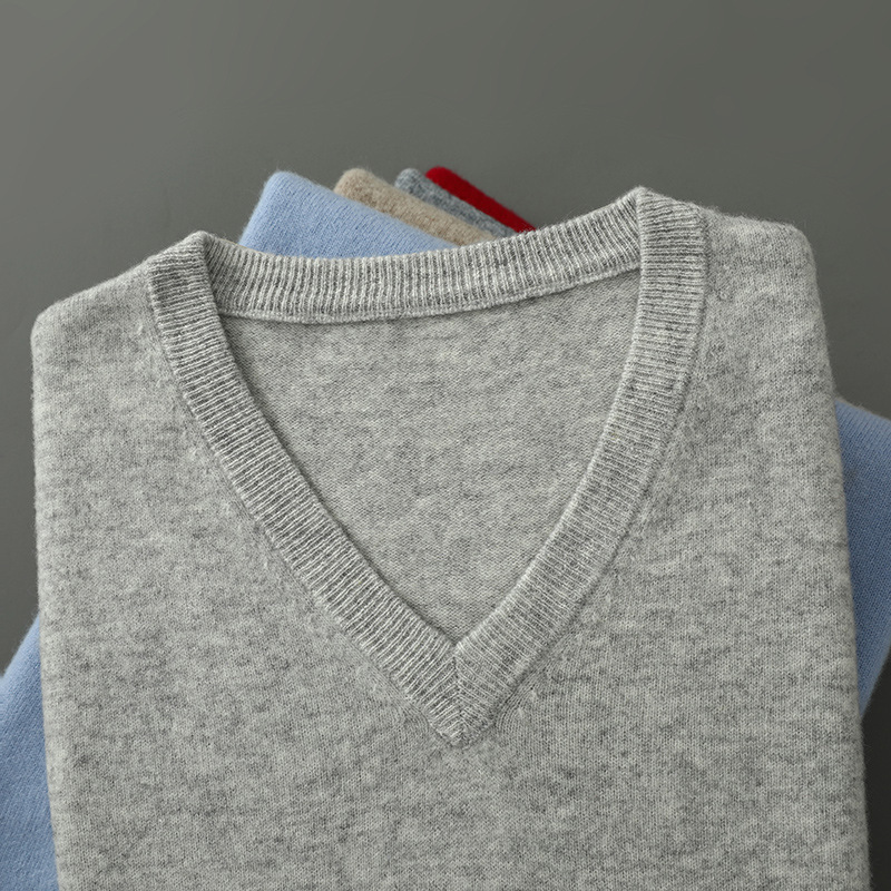 Heren Kasjmier Trui V-hals Tru - Knitted Cardigan Men recensie en prijs