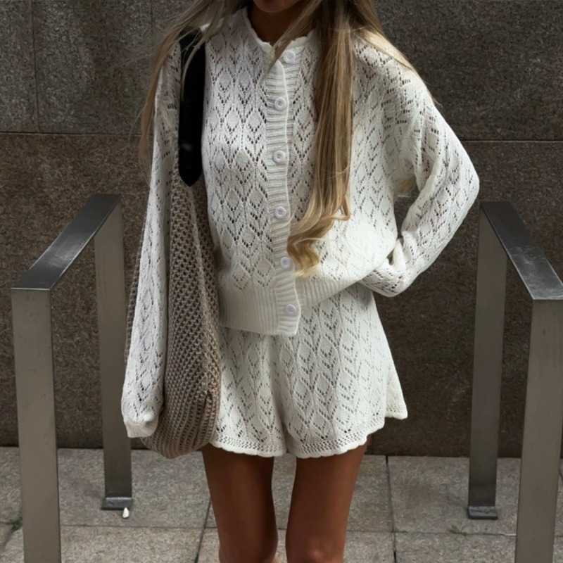 Tuularose Witte Gebreide Short - Knitted Cardigan Men recensie en prijs