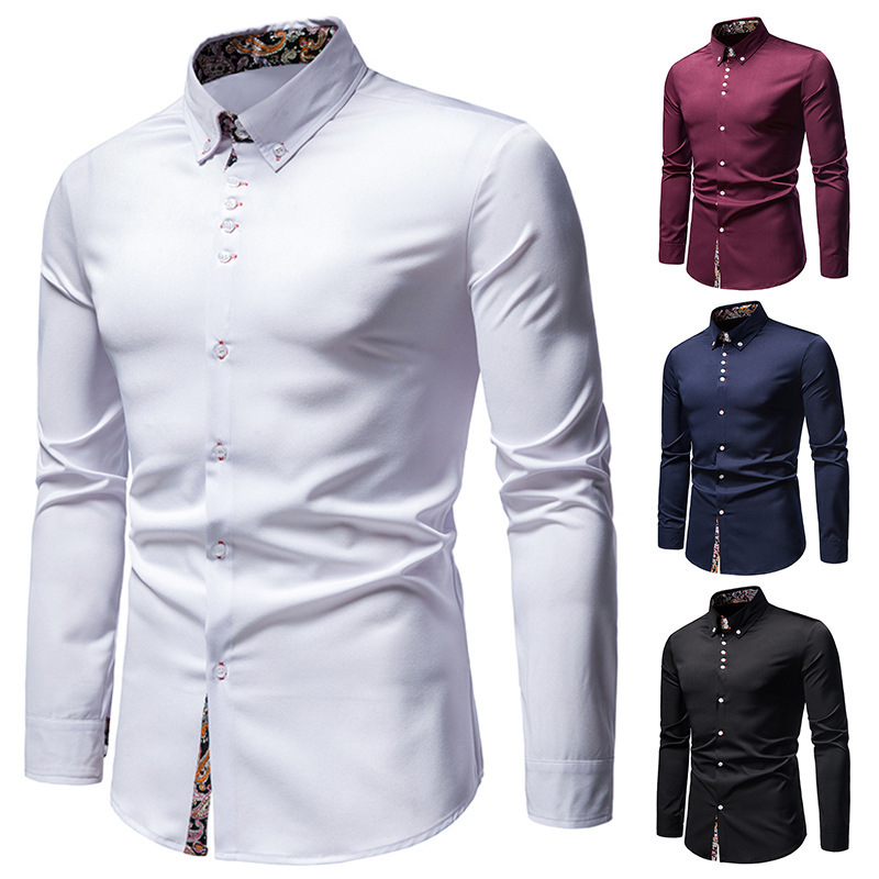 Heren overhemd met bloemenprin - Dress Shirt Non-Iron recensie en prijs